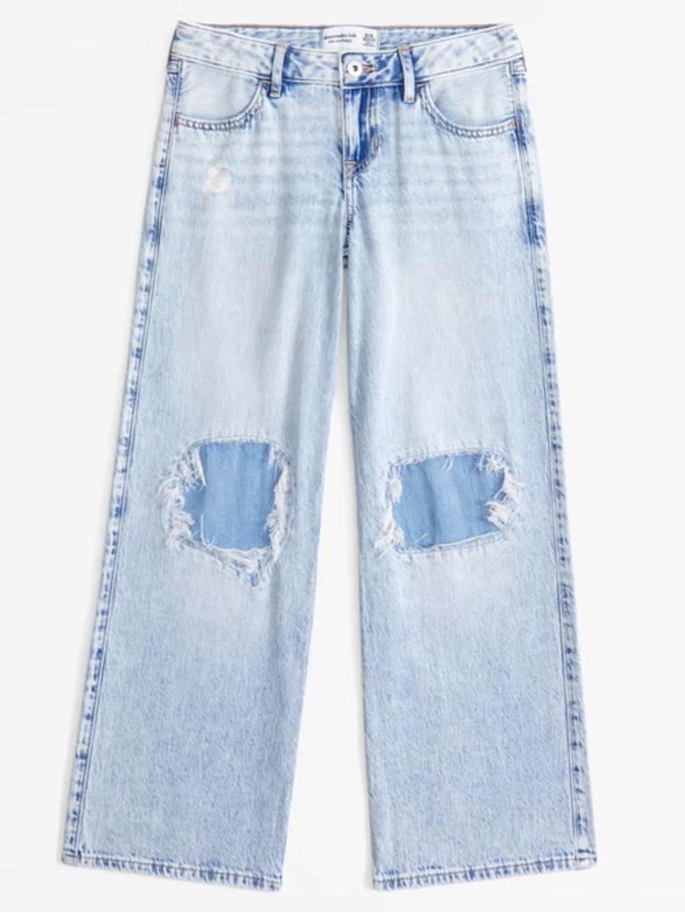 Abercrombie Kids Light weight low rise baggy jeans